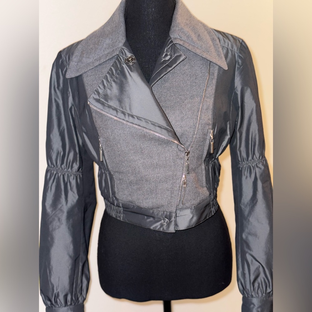 Brunello Cucinelli Charcoal Bomber Jacket